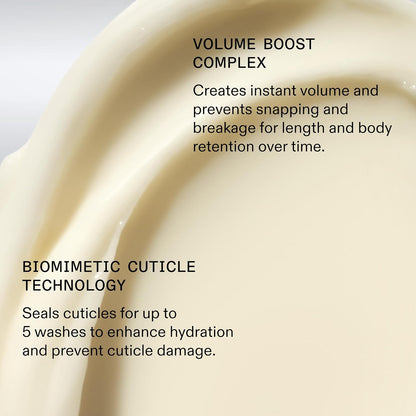 Weightless Nourishing Mask, Cuticle-sealing mask to hydrate and volumize fine to medium hair.
