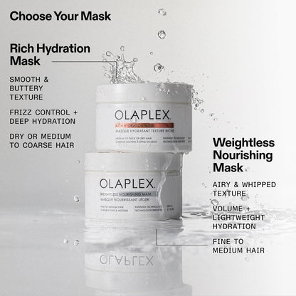 Weightless Nourishing Mask, Cuticle-sealing mask to hydrate and volumize fine to medium hair.