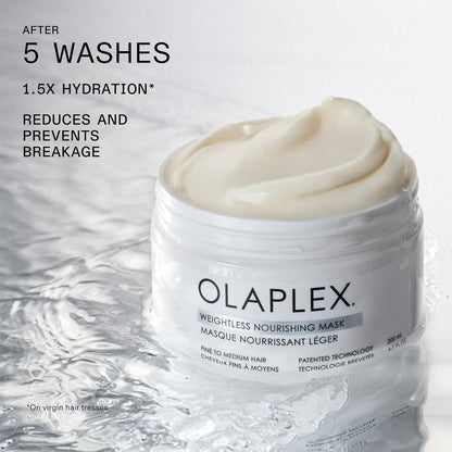 Weightless Nourishing Mask, Cuticle-sealing mask to hydrate and volumize fine to medium hair.